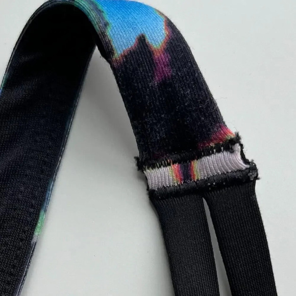 Lucy Let it Be Strappy Tie Dye Tank Top Small Athletic Yoga Running Training - Picture 11 of 16